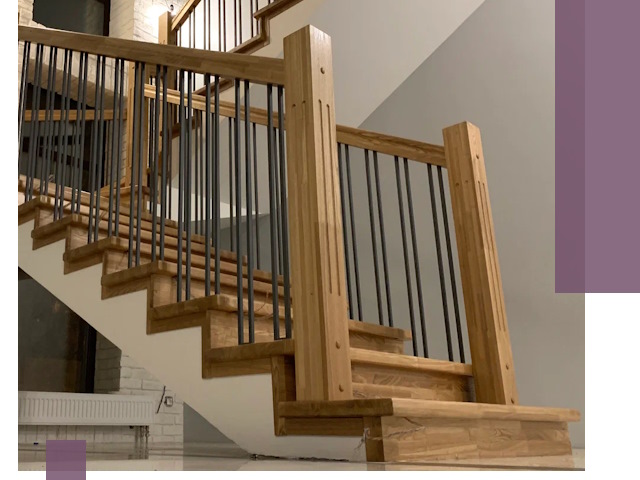 Реставрация деревянных и металлических лестниц в Аксае