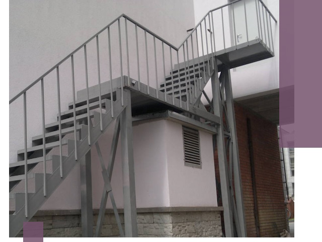 Монтаж пожарных лестниц под ключ в Аксае с гарантией качества