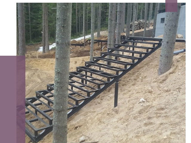 Монтаж металлических лестниц в Аксае от 13458 руб. 