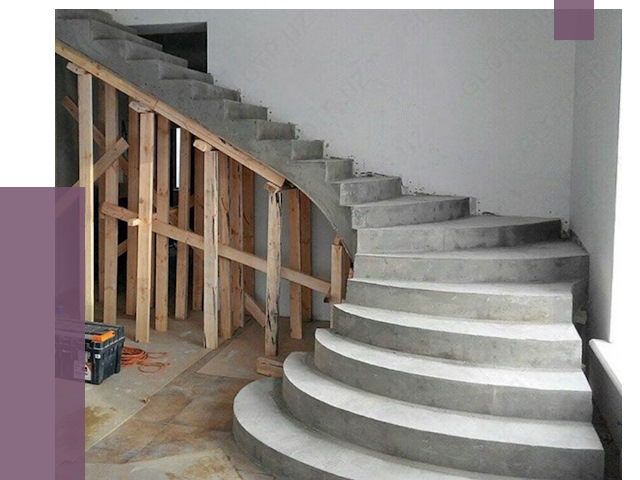 Изготовление бетонных лестниц под ключ в Аксае от 19806 руб. | ПРОЛЁТ-Акс