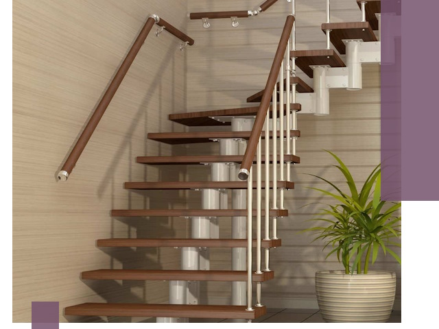 Изготовление модульных лестниц под ключ в Аксае