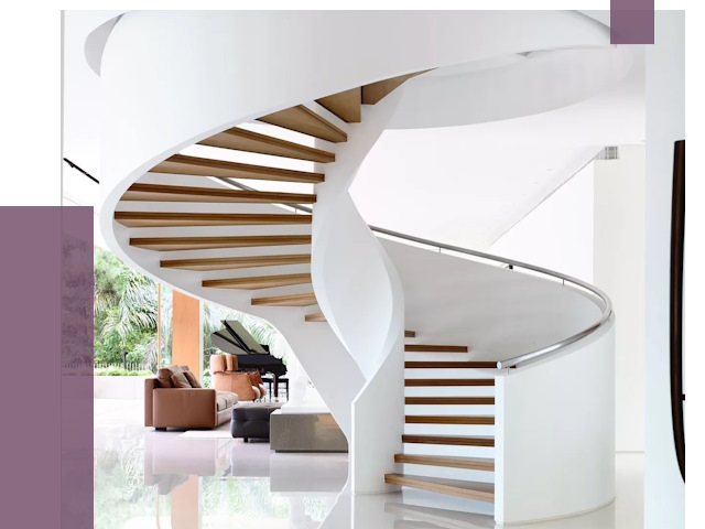 Винтовые лестницы в Аксае под ключ от 48246 руб. | ПРОЛЁТ-Акс