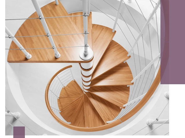 Изготовление винтовых лестниц под ключ в Аксае