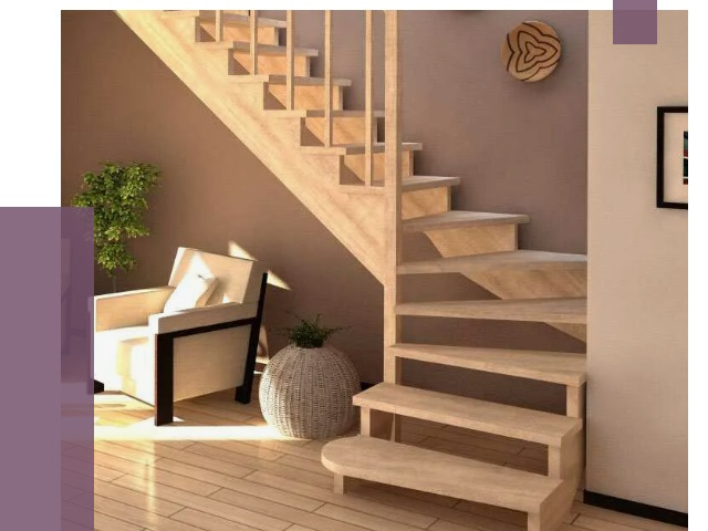 Изготовление Г-образных лестниц в Аксае от 18790 руб. 