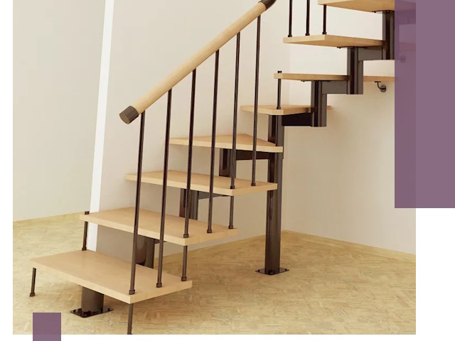 Монтаж лестниц на больцах в Аксае — быстро и надежно