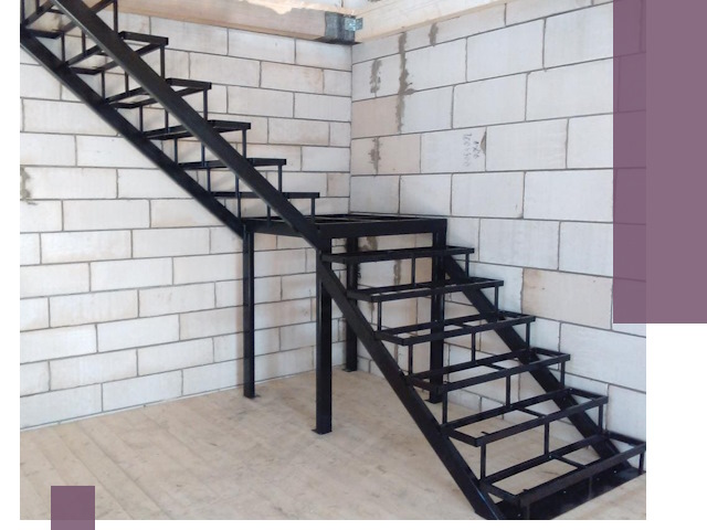 Лестницы на металлокаркасе под ключ в Аксае — изготовление и монтаж