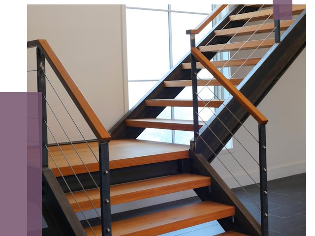 Изготовление лестниц на металлокаркасе в Аксае от 18790 руб. | ПРОЛЁТ-Акс