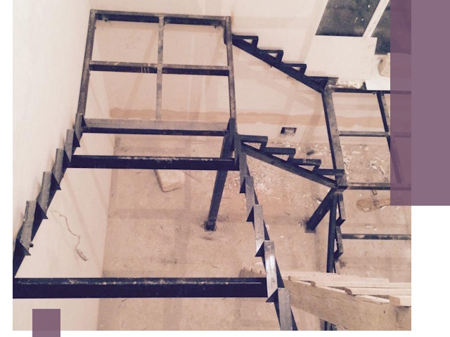 Монтаж лестниц на металлокаркасе в Аксае быстро и качественно