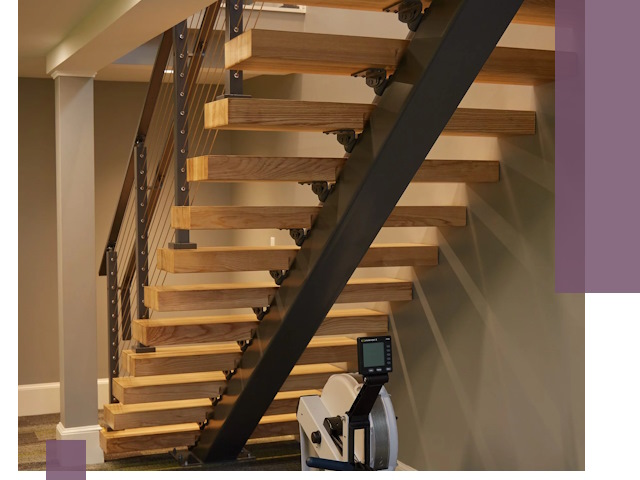 Лестницы на монокосоурах под ключ в Аксае - изготовление и монтаж