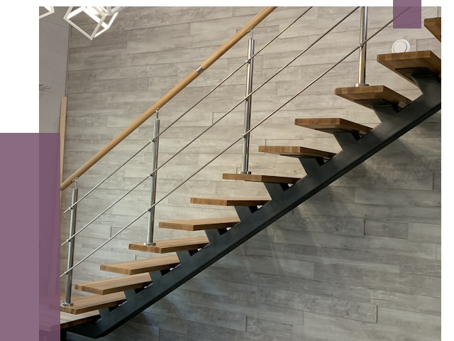 Изготовление лестниц на монокосоуре в Аксае от 75670 руб. 