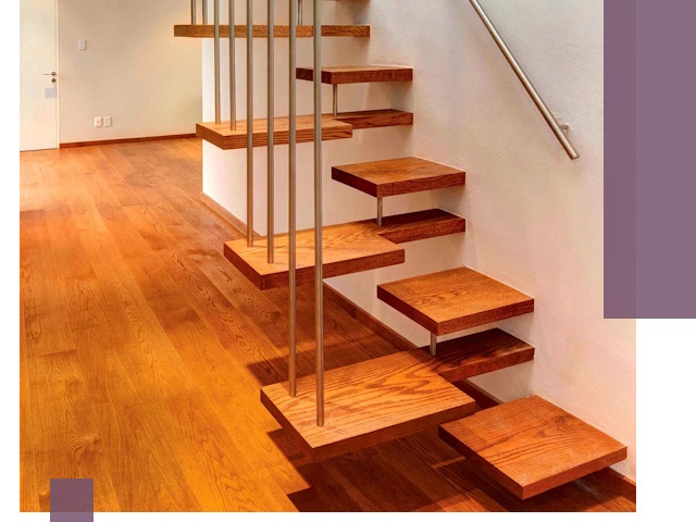 Лестницы «гусиный шаг» на заказ в Аксае для узких пространств