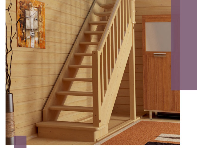 Лестницы эконом класса под ключ в Аксае — недорого и быстро