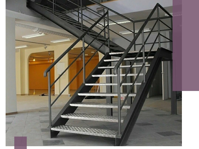 Лестницы для офиса в Аксае: изготовление, монтаж, демонтаж