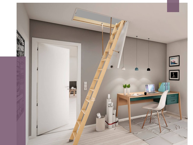 Чердачные лестницы в Аксае — от 14474 руб. | ПРОЛЁТ-Акс