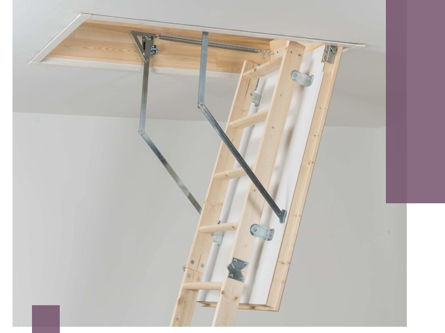 Установка чердачной лестницы под ключ в Аксае