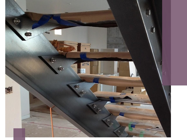 Усиление лестничных конструкций и усиление опор в Аксае