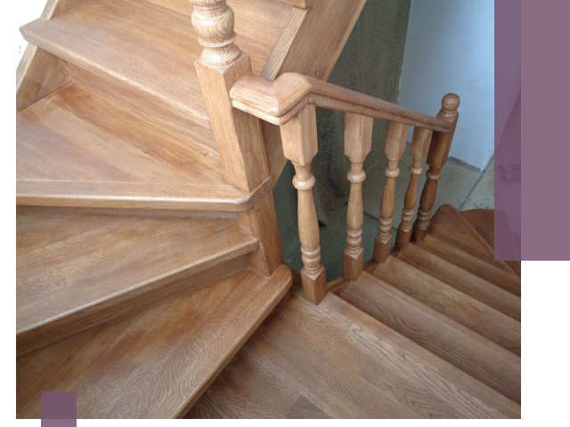 Дубовые лестницы под ключ в Аксае: изготовление и монтаж