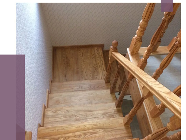 Сосновые лестницы в Аксае под ключ от 8024 руб.  | ПРОЛЁТ-Акс