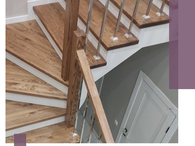 Обшивка металлических лестниц под ключ в Аксае