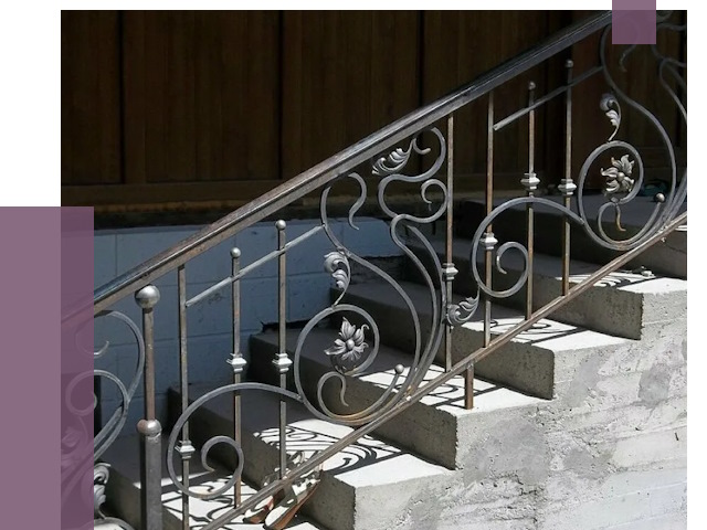 Кованые перила в Аксае от 8633 руб. под ключ — качество от ПРОЛЁТ-Акс