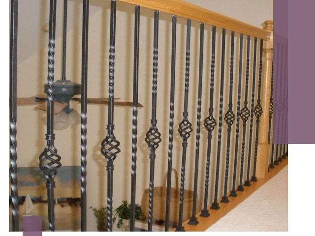 Изготовление и монтаж кованных перил в Аксае под ключ