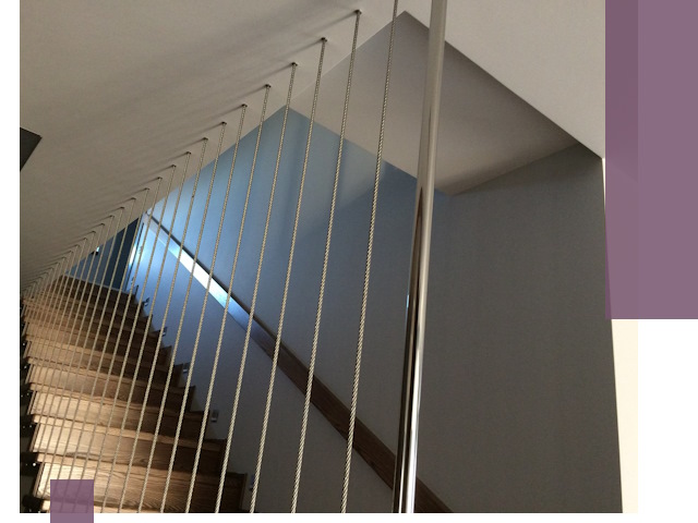 Тросовые перила под ключ в Аксае — производство и монтаж