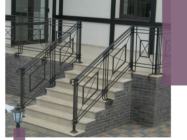 Перила для крыльца в Аксае — монтаж, изготовление и установка