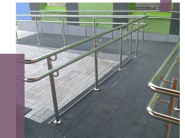 Ограждения пандусов в Аксае от 4317 руб. монтаж | ПРОЛЁТ-Акс