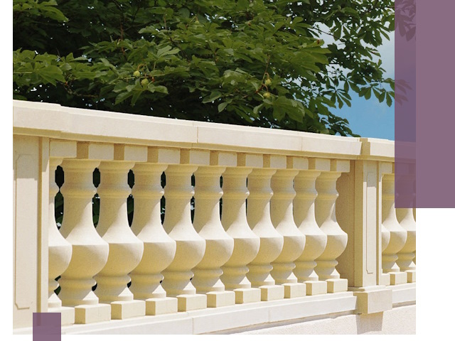 Установка балюстрады в Аксае: изготовление и монтаж под ключ