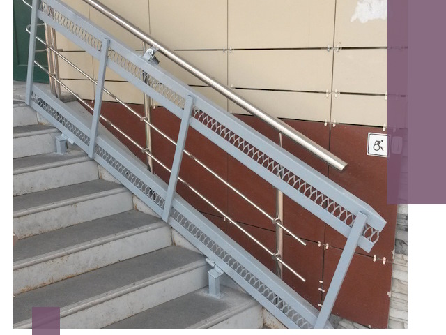 Изготовление откидных пандусов под ключ в Аксае