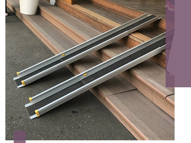 Телескопические пандусы под ключ в Аксае — изготовление и монтаж