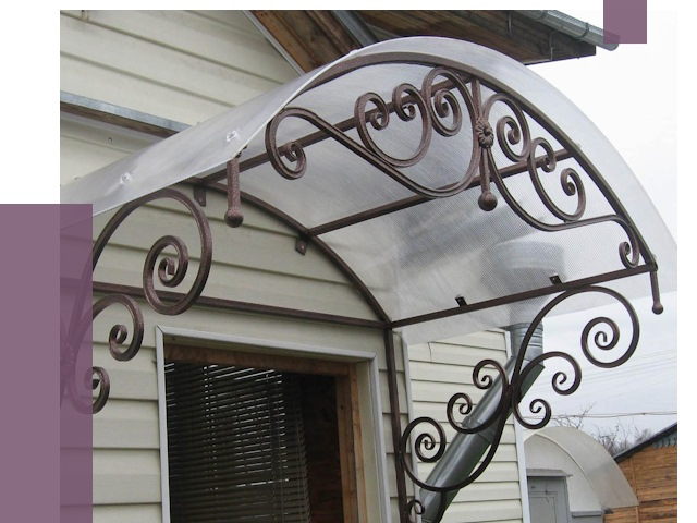 Изготовление козырьков в Аксае от 7313 руб. — заказать | ПРОЛЁТ-Акс