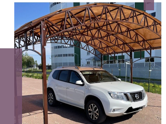 Недорогие навесы в Аксае от 42659 руб. | ПРОЛЁТ-Акс