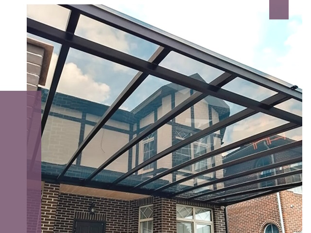 Навесы из поликарбоната в Аксае от 8552 руб. под ключ — ПРОЛЁТ-Акс