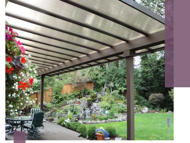 Навесы из поликарбоната под ключ в Аксае быстро и надёжно