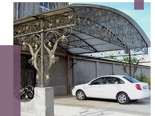 Кованые навесы в Аксае от 14474 руб. | ПРОЛЁТ-Акс