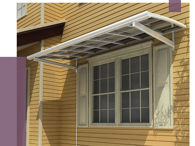 Козырьки над окнами в Аксае от 7567 руб. — монтаж, покупки | ПРОЛЁТ-Акс