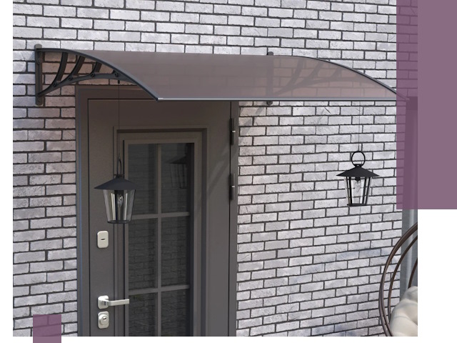 Недорогие козырьки и навесы под ключ в Аксае