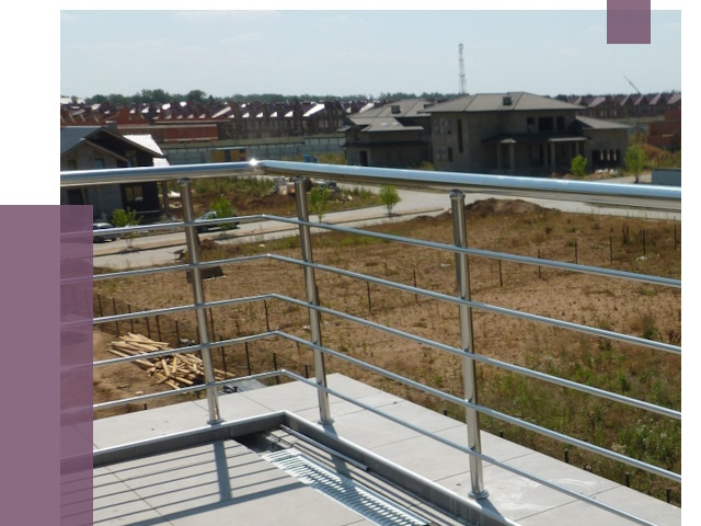 Парапеты из нержавеющей стали в Аксае от 7922 руб. за м² | ПРОЛЁТ-Акс