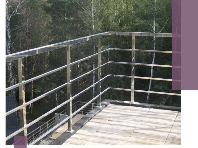 Парапеты из нержавеющей стали в Аксае — изготовление и монтаж