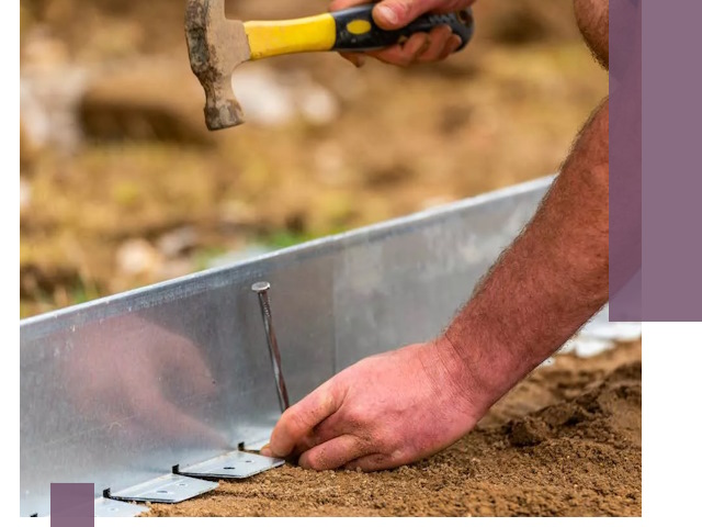 Монтаж металлических бордюров в Аксае быстро и качественно