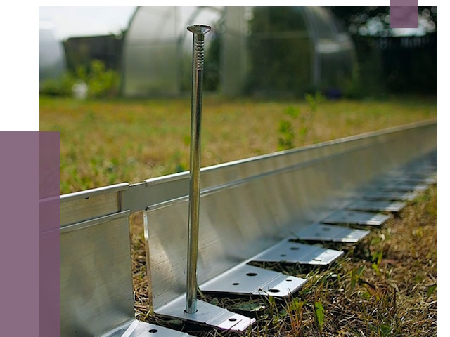 Металлические бордюры для газона в Аксае от 4266 руб. | ПРОЛЁТ-Акс