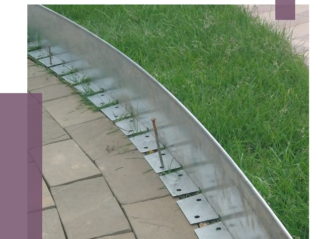 Металлические бордюры для тротуаров в Аксае от 8633 руб.