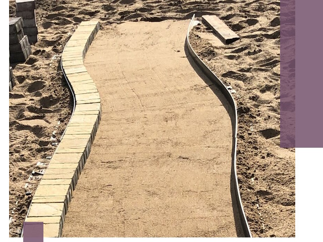 Металлические бордюры для тротуаров в Аксае — прочные и долговечные