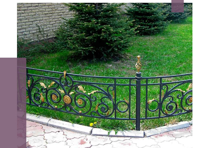 Кованые газонные ограждения в Аксае от 7567 руб. — ПРОЛЁТ-Акс