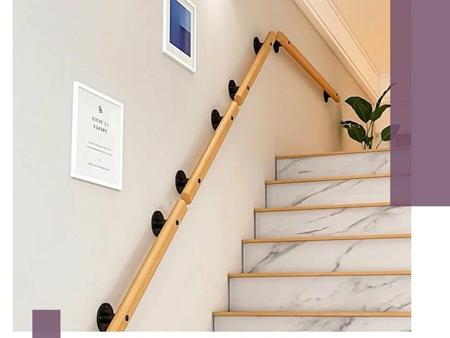 Поручни металлические и деревянные под ключ в Аксае