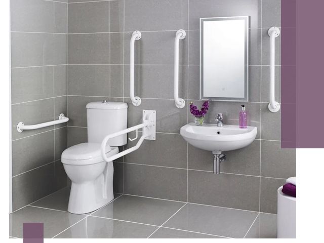 Поручни для санузлов в Аксае: установка, ремонт и монтаж