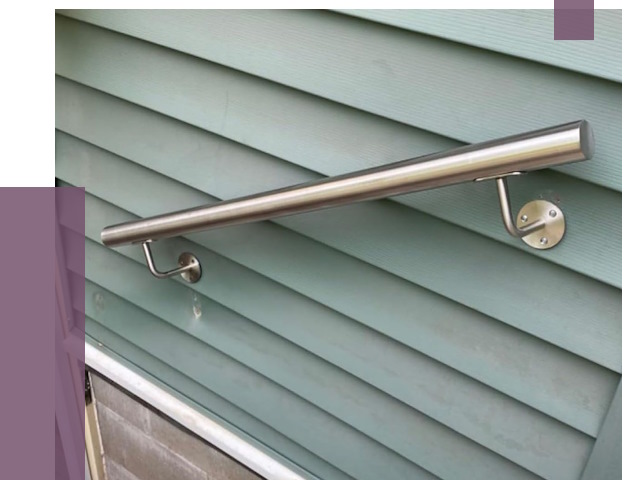 Поручни из нержавеющей стали в Аксае от 7618 руб.  | ПРОЛЁТ-Акс